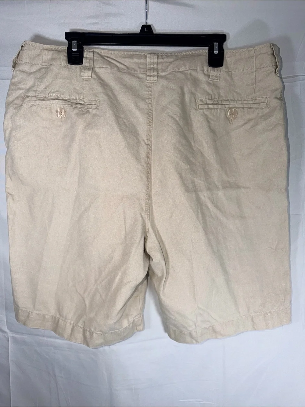 Luau Linen Men’s Tan Shorts